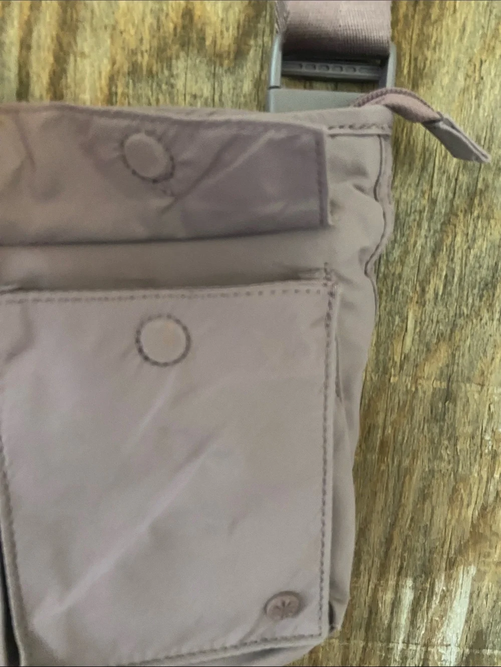 Athleta Mauve Crossbody Messenger Bag